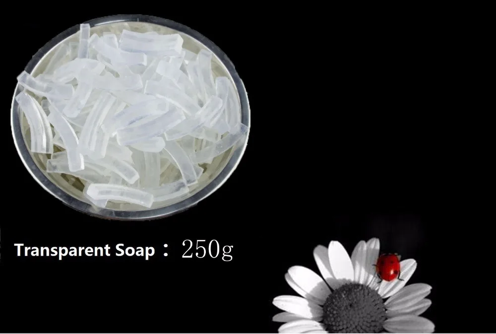 250g High Quality Transparent&white Soap Base DIY Handmade Soap Raw