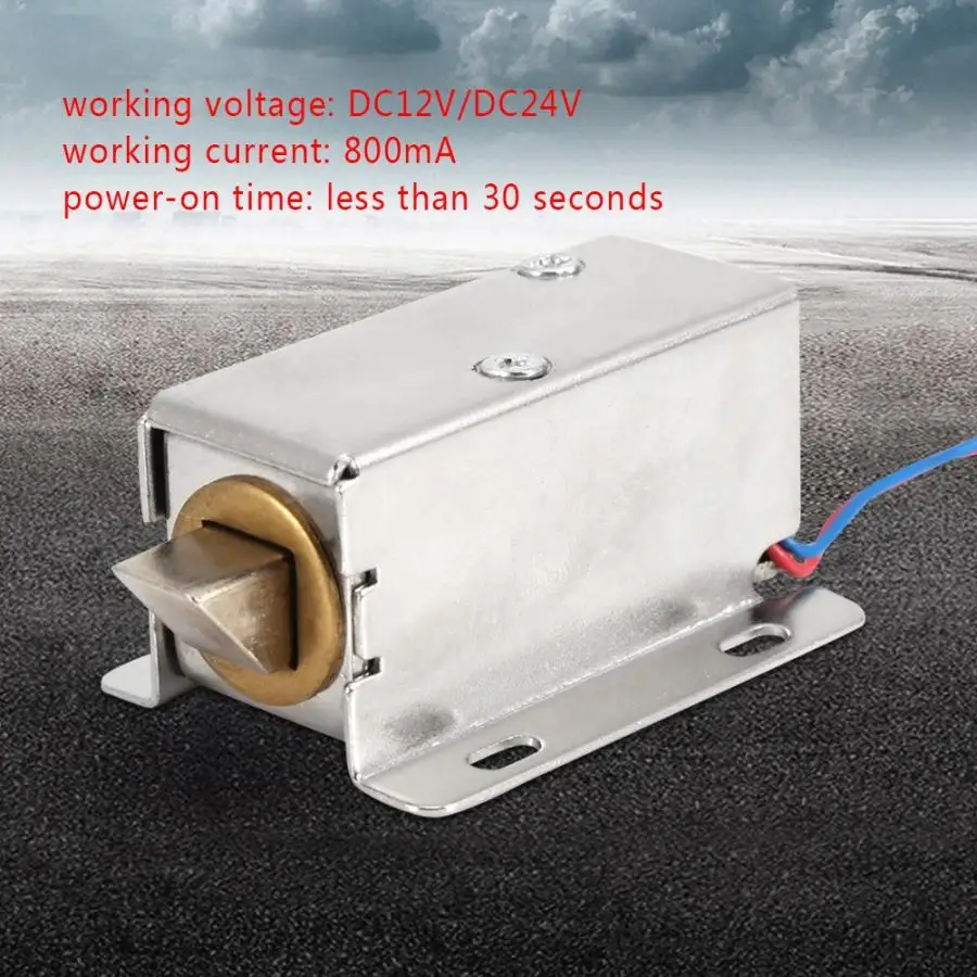 

DC 12V Solenoid Electromagnetic Control Lock Cabinet Drawer Lock Small Electric Solenoid Locker Cabinet Door Lock Assembly