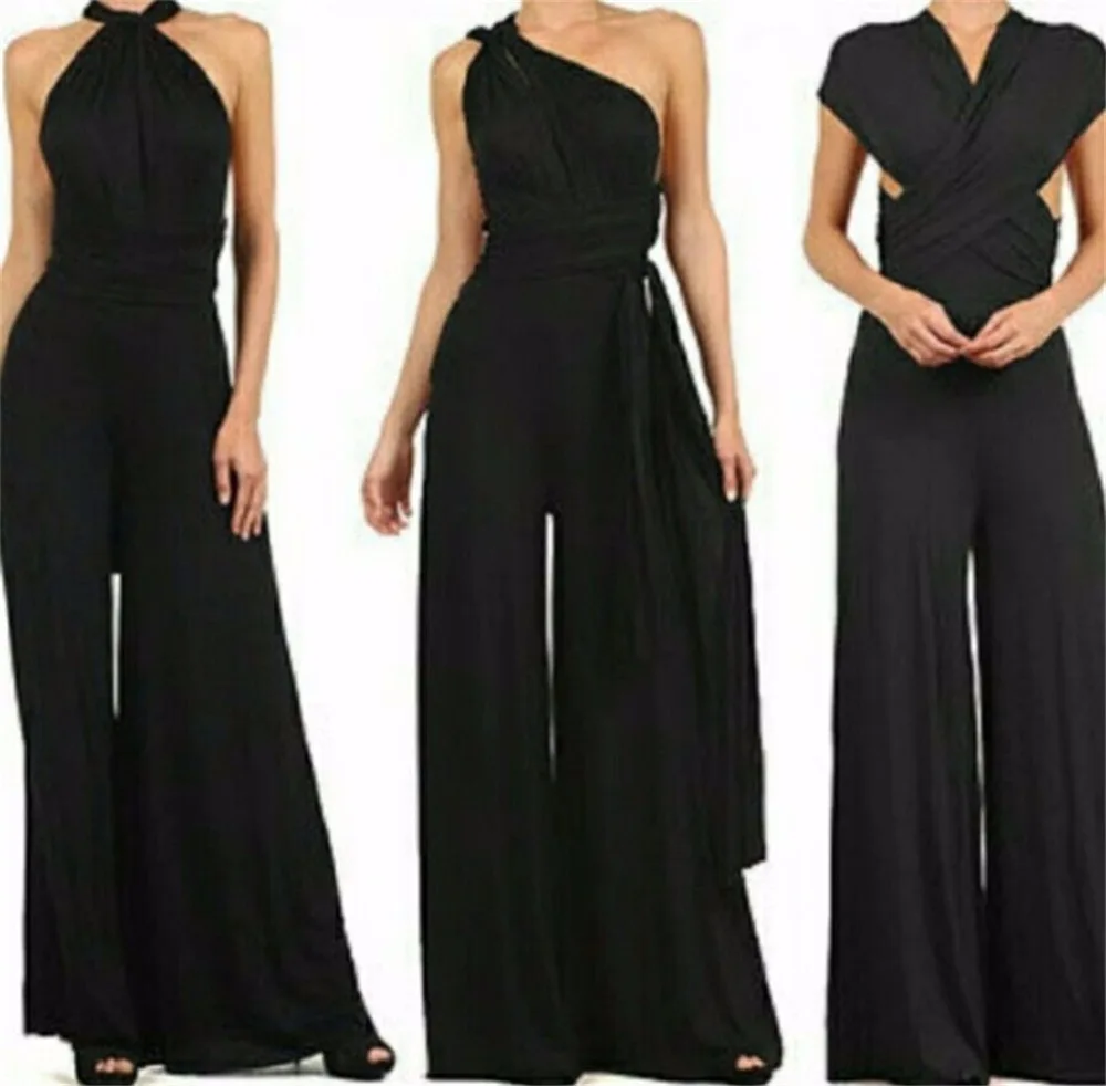

Variety Jumpsuits bridesmaid dresses bandage dress Simple Style Long Wedding Guest Dress With Strech 2019