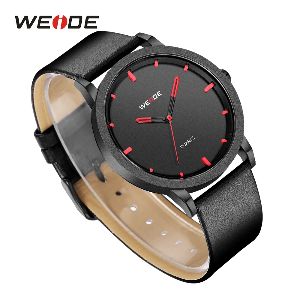 WEIDE качественные повседневные Модные кварцевые аналоговые часы с ремешком и