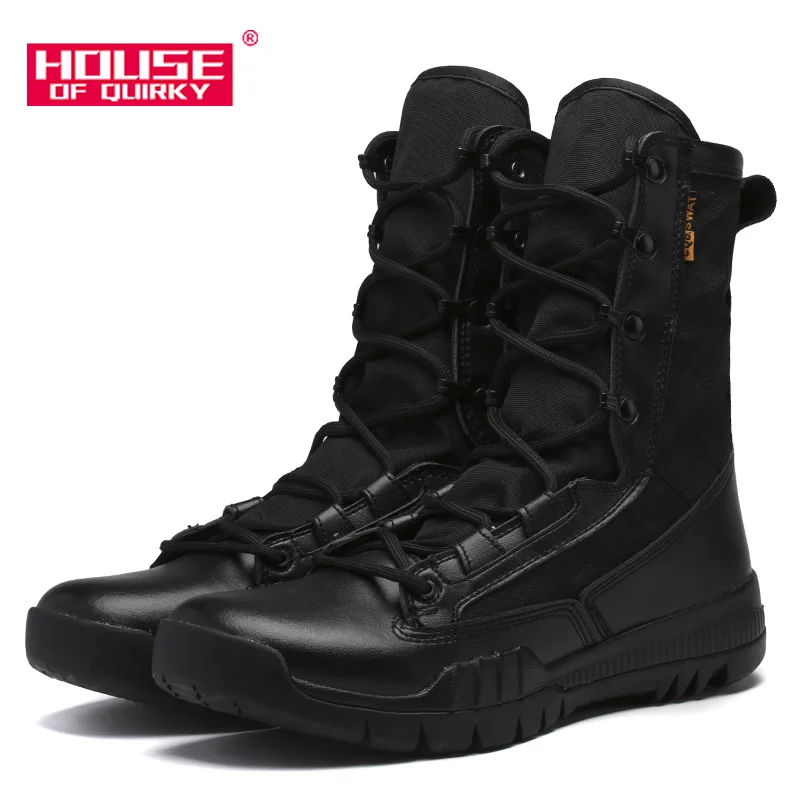 

Men Special Force Tactical Desert Combat Boats Men's Military Boots Combat Ankle Boots Motorcycle Boots Outdoor Shoes lace up
