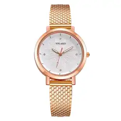 2018 Для женщин часы Дамская мода Цвет ремешок цифровой циферблат кожаный ремешок аналоговые кварцевые наручные часы элегантный Reloj Mujer