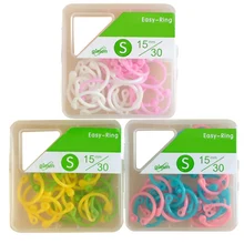 30 шт. = 1 коробочка корейские канцелярские принадлежности свободные листья в штучной упаковке Красочные пластиковые кольца флаер творческий хранения переплет канцелярские принадлежности аксессуары