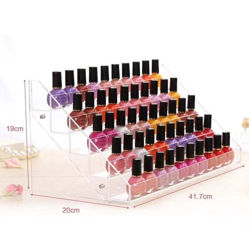 BellyLady Acrylic Lipstick Nail Polish Show Shelf Display Case Salon Organizer Storage Box |