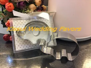 

(35 Pieces/lot) baby souvenirs favors Little Peanut Elephant Cookie Cutter and Cake mold For baby shower decoration gift favors