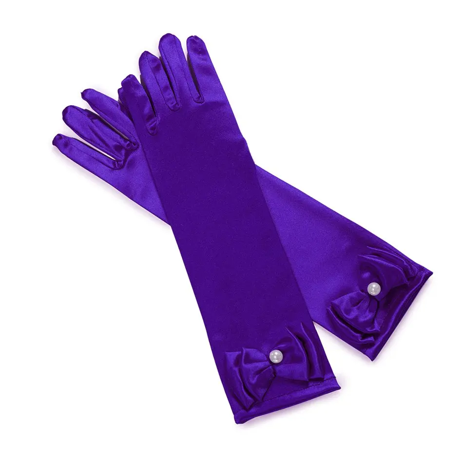 Girls Cosplay Costume - Purple Gloves