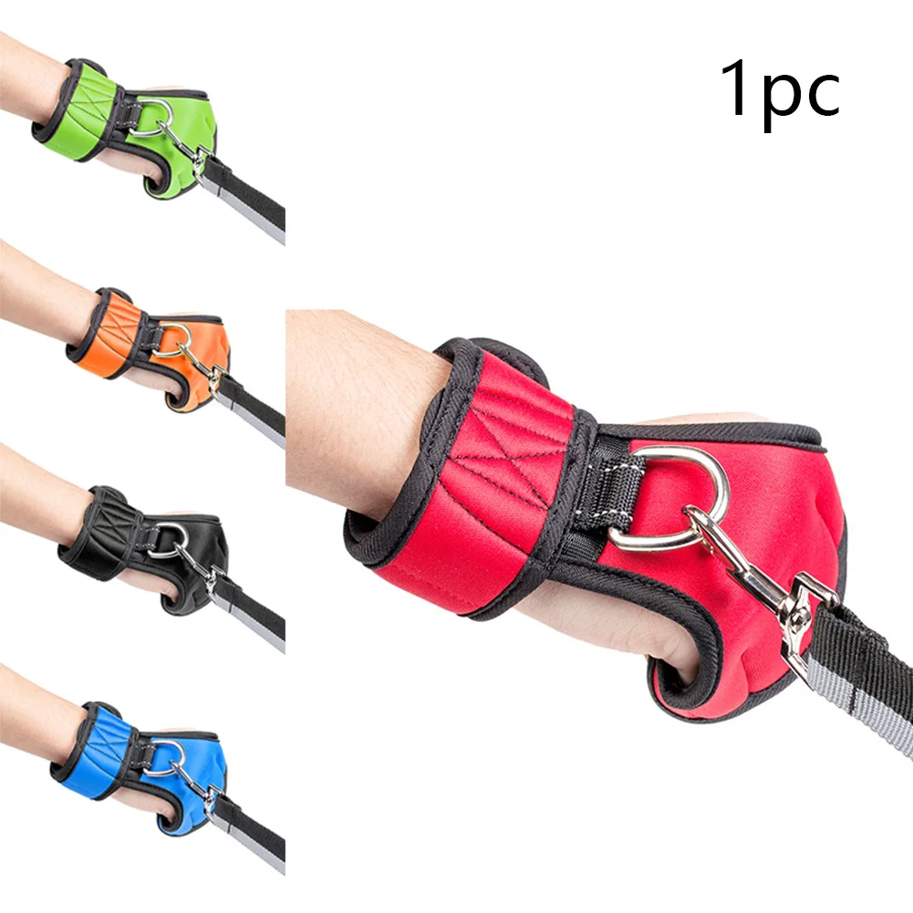 

Durable Chain Walking Outdoor With Glove Soft Leashes Running Pet Use Traction Rope Explosion Proof Safe Dog Hands Free