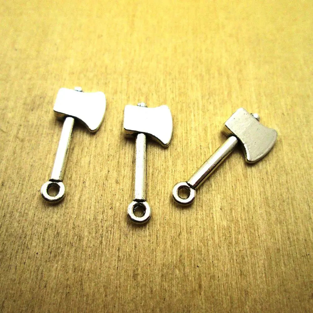 20pcs 25x10mm axe charms 3D charm pendants DIY necklace/ bracelets antique silver tone | Украшения и аксессуары
