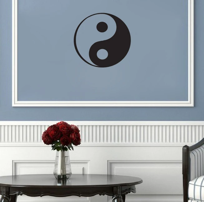 Yin Yang wall decals vinyl stickers home decor living room decorative