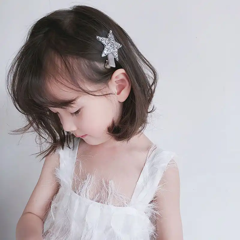 Children Crystal Rhinestones Shiny Star Hairgrips Baby Hair Pins Girls Hair Accessories Star Shape Lovely Style Snap Hair Clips Aliexpress