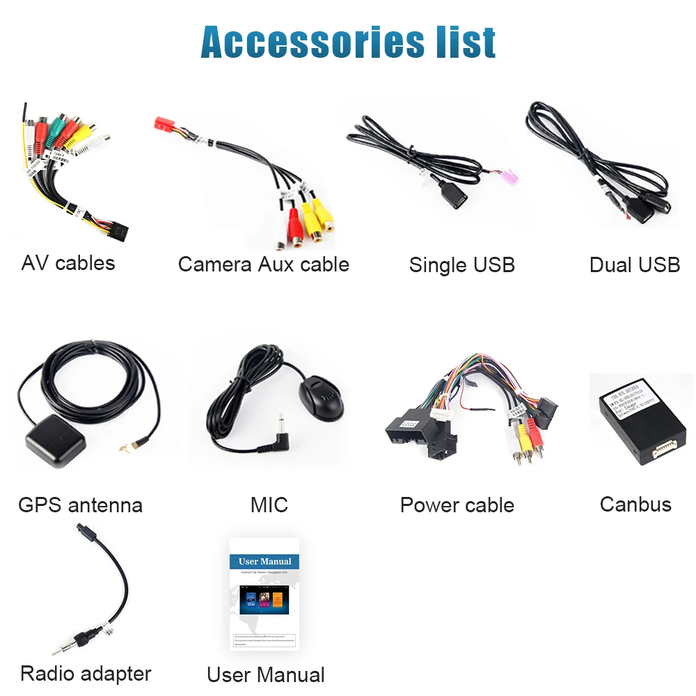 Top Dasaita Android 9.0 4G 32G Car Radio for Ford Focus 2012 2013 2014 2015 Multimedia with 9" IPS Touch Screen 4*50w MP4 WMA 4k 5
