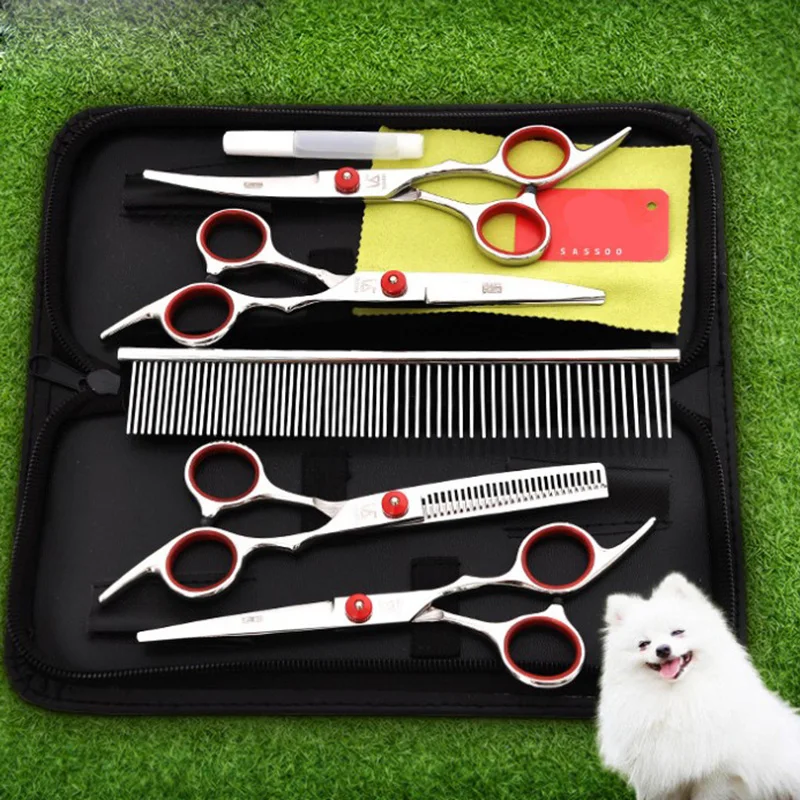 Pet Dog Grooming Scissors Hair Cutting Scissor Pet Accessories Shearing