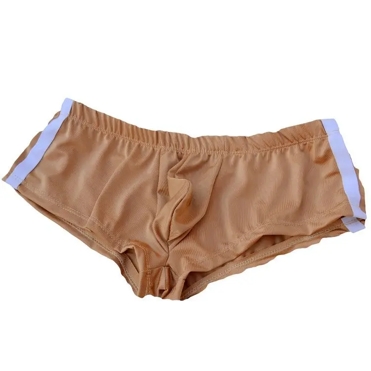 

Sexy Men Underwear Boxer Shorts Man Soft Low Waist U Convex Pouch Underpants Cueca ropa interior hombre