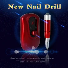 Инструменты для ногтей, портативная перезаряжаемая электрическая дрель для ногтей, беспроводной маникюрный педикюрный набор, машинка для полировки ногтей