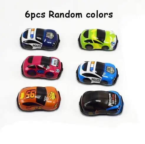 12Pcs/6Pcs Pull Back Car Toys Car Children Racing Car Baby Mini Cars Cartoon Pull Back Bus Truck Kids Toys Children Boy Gift GYH 9