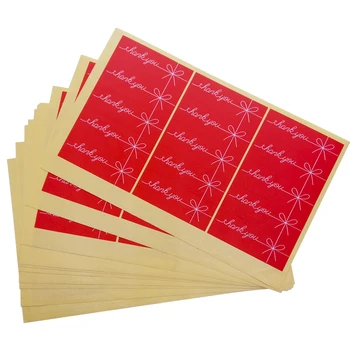 

150pcs/lot thank you paper seal sticker Valentine's Day decorative adhesive gift sticker package label sticky