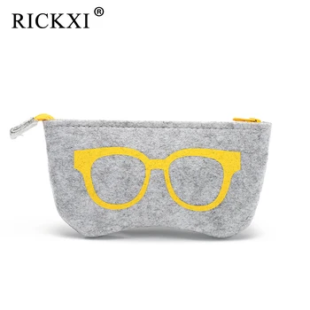 

Top-grade Felt Cloth Sunglasses Boxes Women High Quality Luxury Fabric Glasses Case Eyeglasses Box Eyewear Accessories