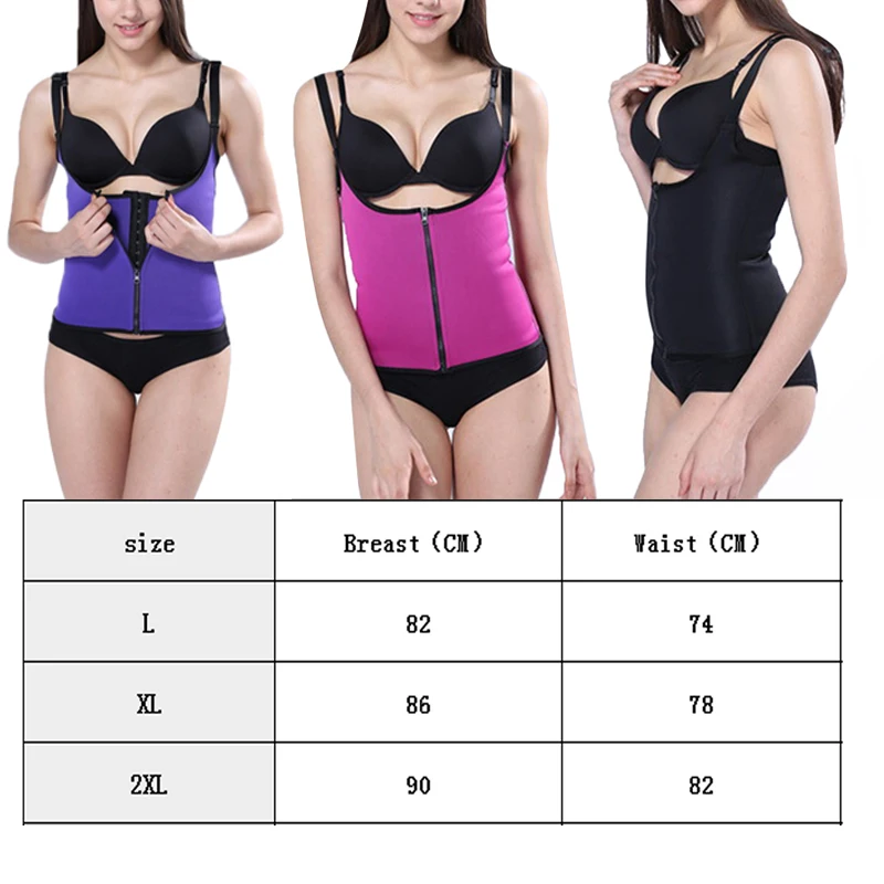 Excellent Woman Slim Body Shaper Shaped Underwear Bodybuilding Fat Three-Breasted Buckle Shapewear Weight Loss Waist Trainer Top Vest 5