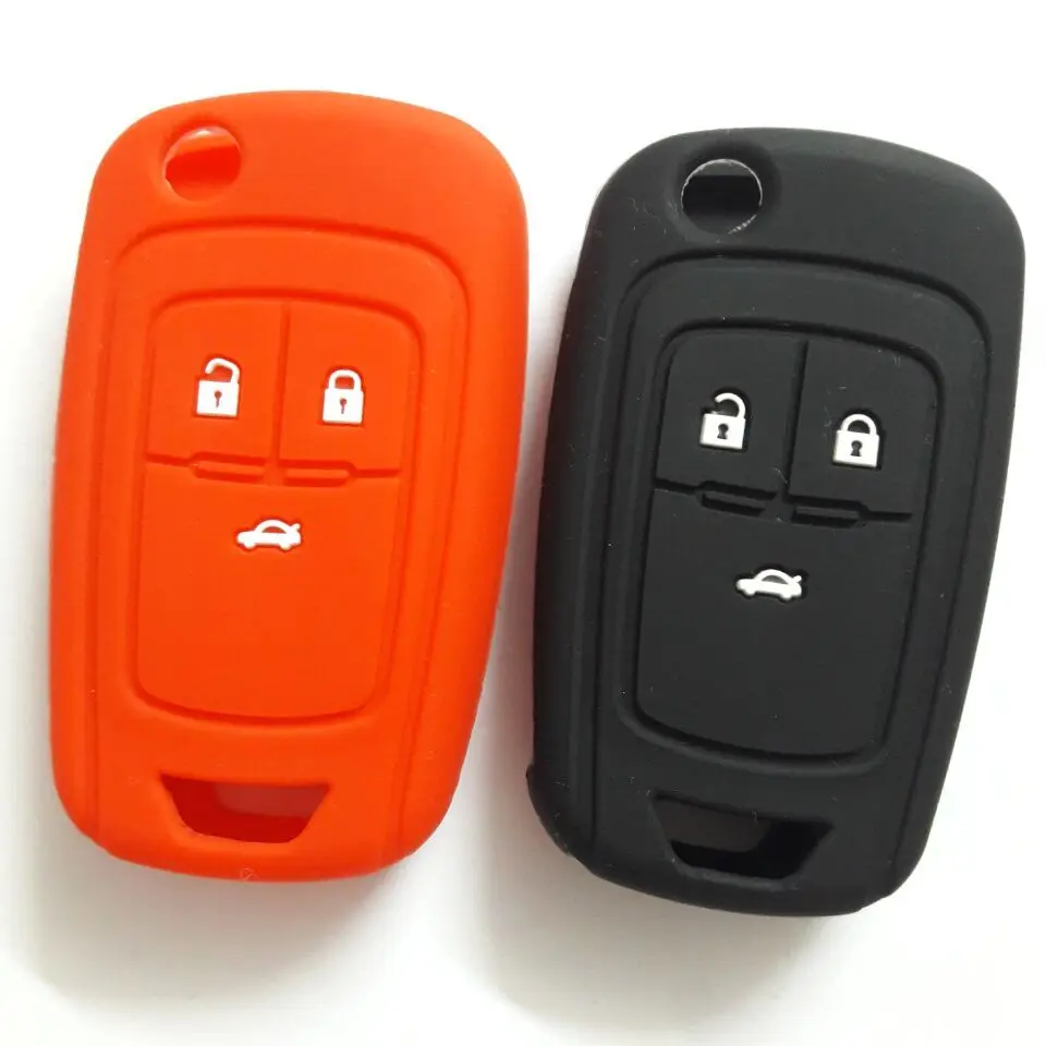 Silicone Soft Rubber Car Key Cover Holder For Chevrolet Chevy Aveo