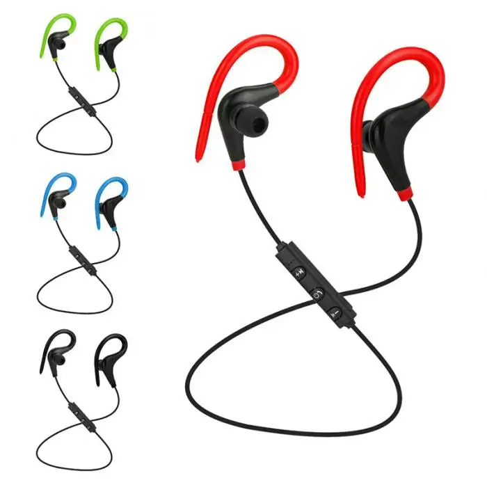 Универсальный Bluetooth Беспроводной стереонаушники наушники-вкладишы спортивные головные наушники с микрофоном для iPhone samsung GT66