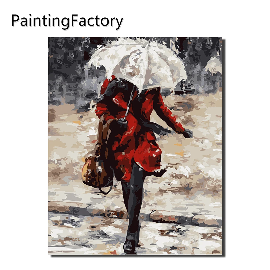 PaintingFactory romatic lover DIY живопись по номерам домашнее Искусство Настенные рисунки для
