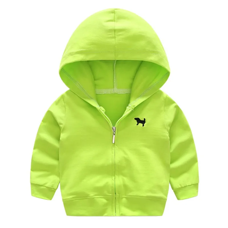 От 0 до 4 лет свитшоты для малышей; одежда для малышей; Новая Осенняя детская спортивная куртка яркого цвета; повседневные хлопковые пальто с капюшоном для новорожденных - Цвет: Цвет: желтый