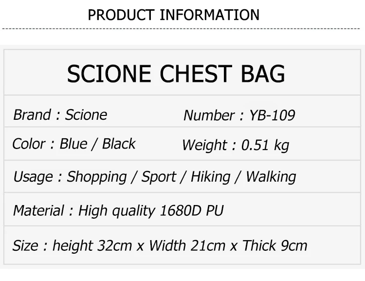 Scione мужские однотонные нагрудные сумки с usb зарядкой, светоотражающие полосы, сумка на плечо, водонепроницаемая Корейская Повседневная безопасная большая сумка для путешествий и бизнеса