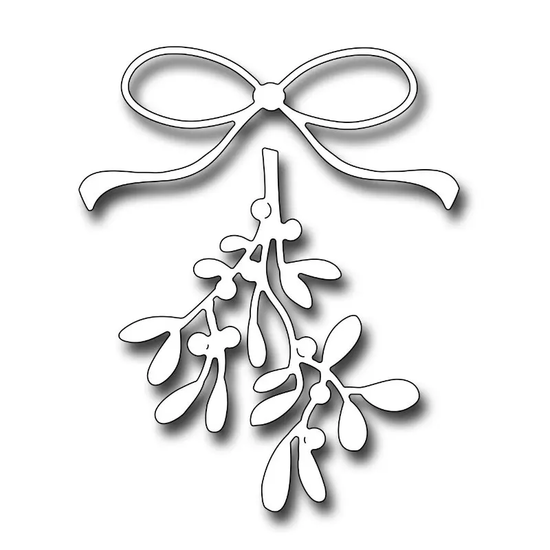 

Mistletoe Metal Cutting Dies Scrapbooking Craft Die cuts Card making paper art emboss diy create Stencil 48X59mm