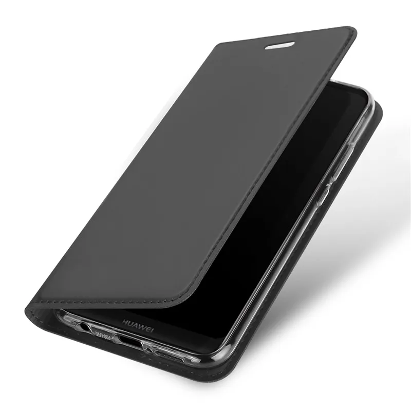 DUX DUCIS для huawei P20 lite чехол Флип Роскошный PU кожаный бумажник телефон Lite