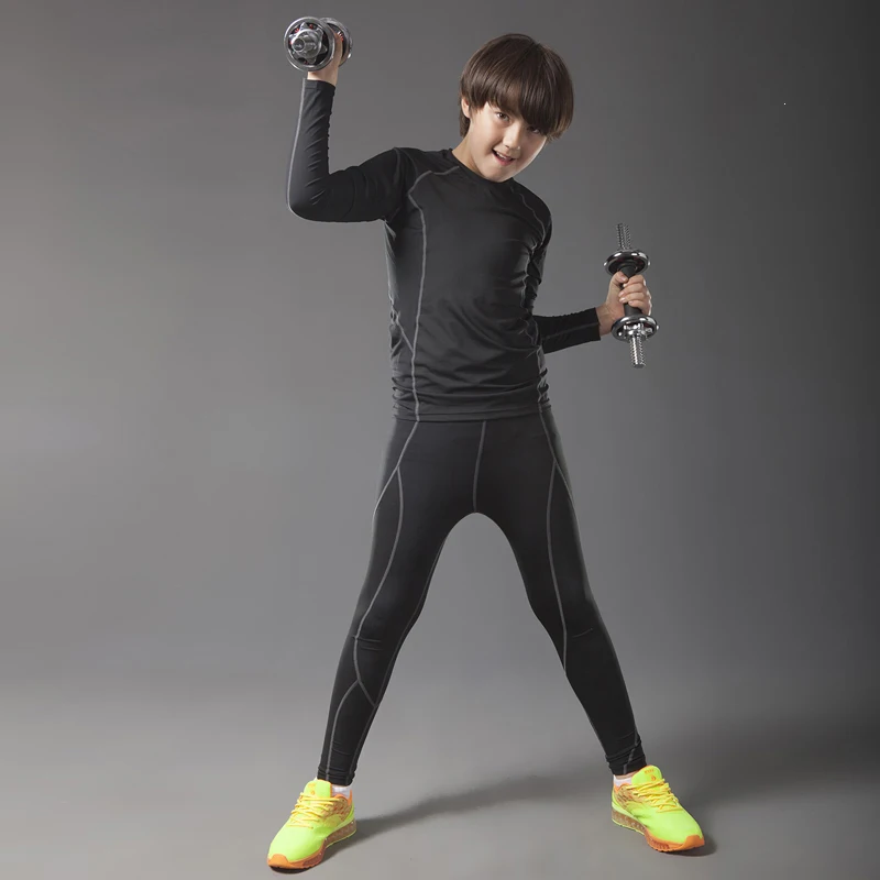 Компрессионные колготки для бега Детские баскетбольные штаны мужские