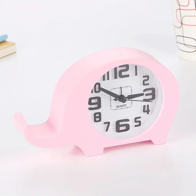 Personalized Elephant Model Digital Clock Unique Dolphin Shape Alarm
