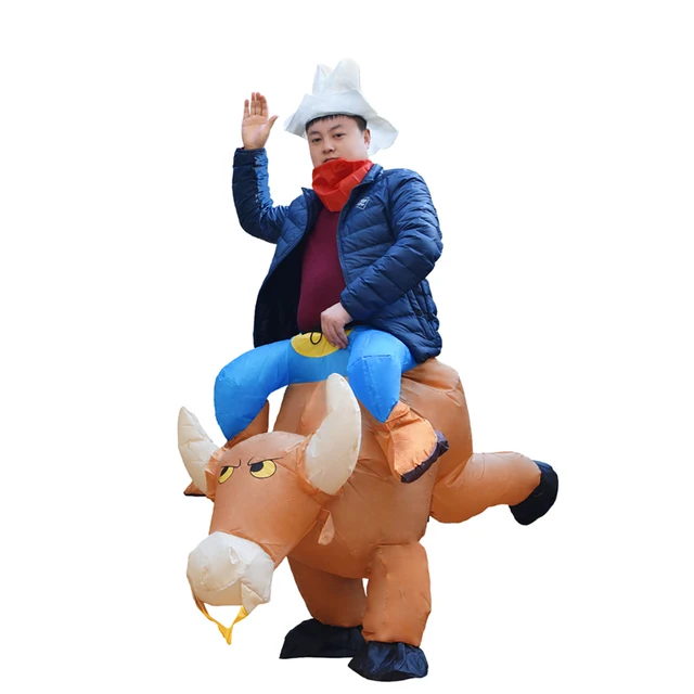 Adult Mens Womens Inflatable Cowboy Ride Me Carry On Costume Halloween One Size Adult Mens Womens Inflatable Cowboy Ride Me Carry On Costume Halloween One Size