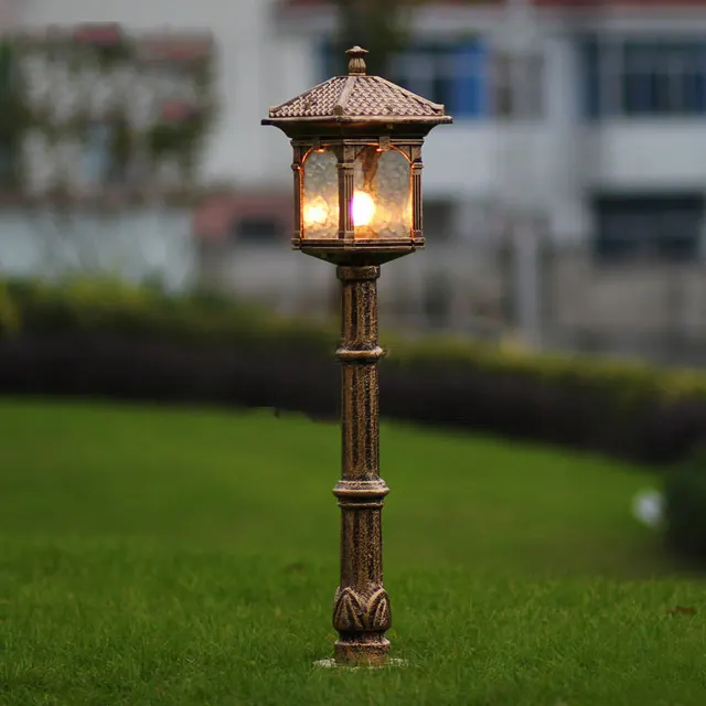 fashion europe lawn lamp outdoor garden light luxury antique lampsfashion europe lawn lamp outdoor garden light luxury antique lamps backyard decoration lighting wcs oll008