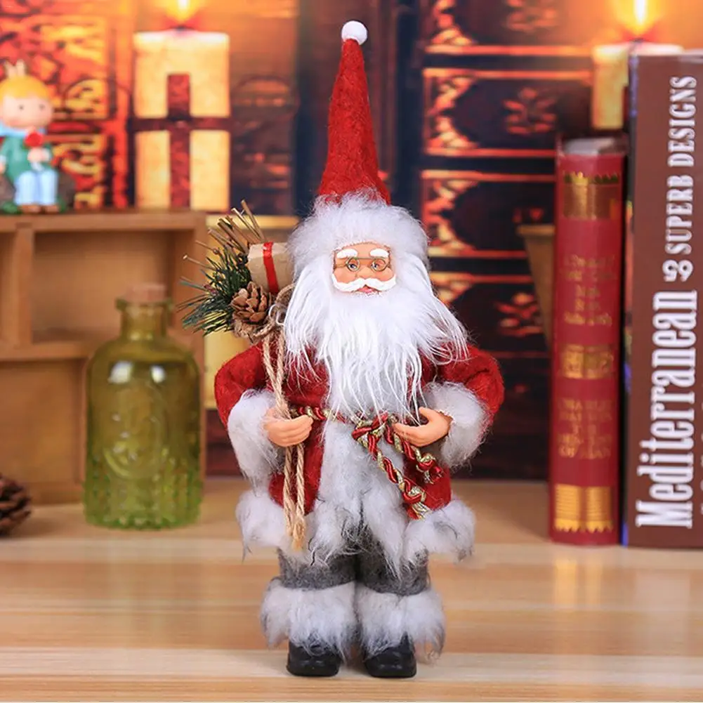 2018 Новый Рождественский Санта Клаус кукла игрушка Рождественская елка висячие