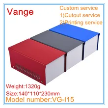 1pcs/lot electronics junction cases housing 140*110*230mm iron metal sheet instrument boxes for industrial control PCB device