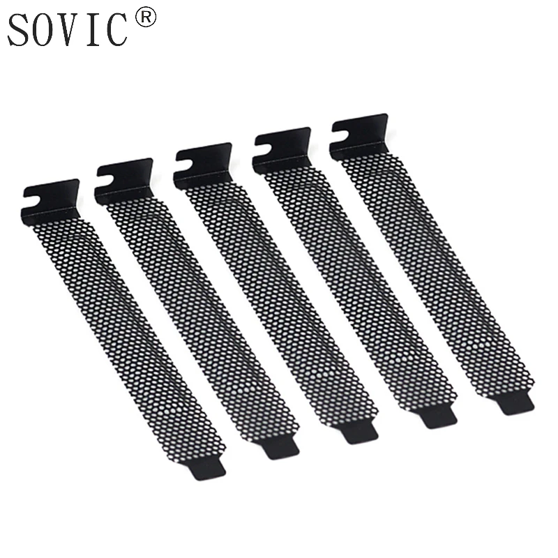 

Computer chassis PCI bit radiating dustproof ventilation baffle black metal punching baffle