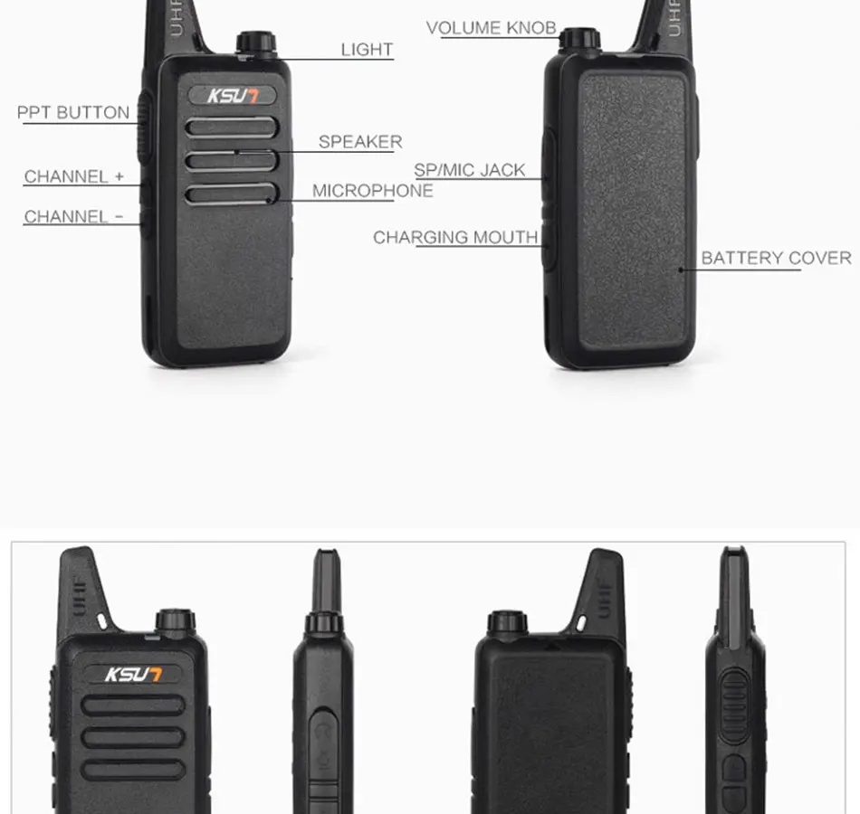 2 шт.) портативный Радиоприемник KSUN X-30TFSI мл портативная рация UHF Ручной двухсторонний радиопередатчик HF трансивер любительский удобный