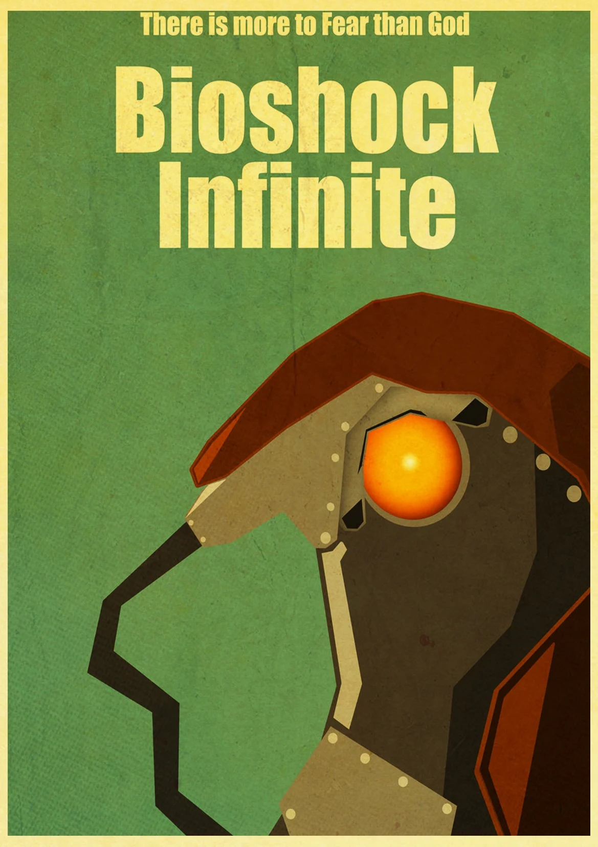 Стрельба игра BioShock infinite высокое качество ретро постер ВИНТАЖНЫЙ ПЛАКАТ настенный Декор для дома Бар Кафе для детской комнаты