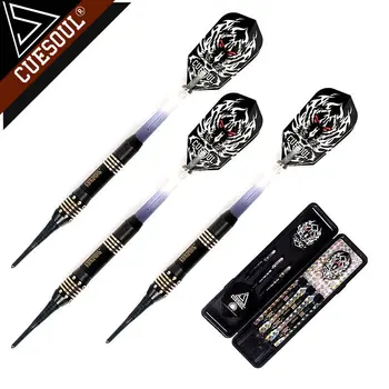

15cm 18g CUESOUL Professional Dart Soft Tip Darts Electronic Dart With Brass Barrel And Nylon Dart Shafts With Good Quality