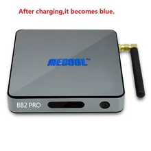 Original MECOOL BB2 Pro Android TV Box Amlogic S912 64 bit Octa core ARM Cortex-A53 3GB 16GB 4K WiFi Dual Band Set-top Boxes