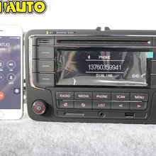 AIDUAUTO используется RCN210 Bluetooth MP3 USB плеер CD MP3 радио для VW Golf 5 6 Jetta Mk5 MK6 Passat B6 CC B7