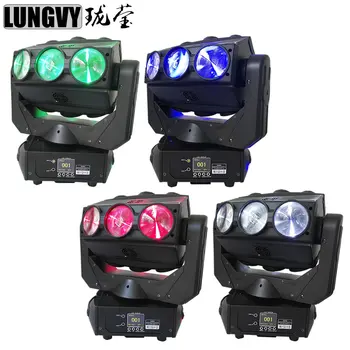 

Free Shipping 4pcs/lot 9x12w Infinite Spider Colorful LED Beam Moving Head lights Endless Rotation CREE DMX