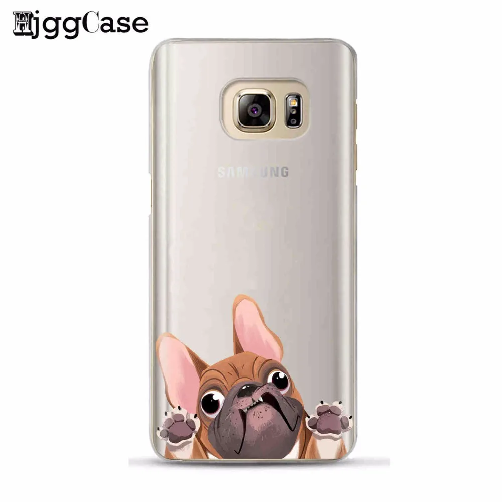 Cute Cartoon Animal Cat Dog Bulldog phone Case for Samsung Galaxy S6 S7 Edge S8 S9 plus J3 J5 J7 A3 A5 A7 2016 2017 A8 plus 2018 Cute Cartoon Animal Cat Dog Bulldog phone Case for Samsung Galaxy S6 S7 Edge S8 S9 plus J3 J5 J7 A3 A5 A7 2016 2017 A8 plus 2018