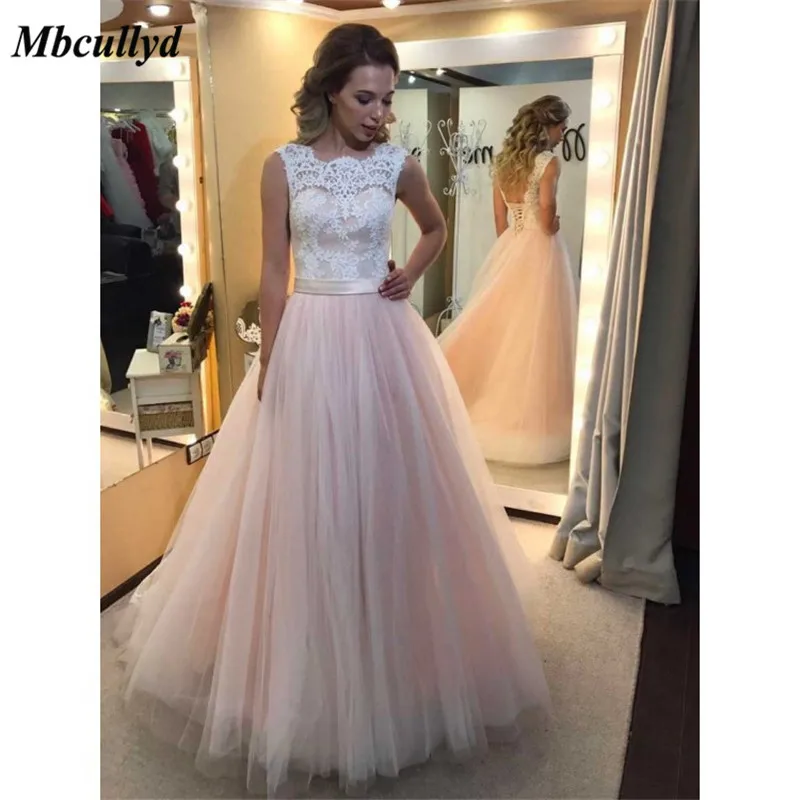 

Mbcullyd Vintage Lace Backless Boho Wedding Dresses 2019 Beach Bride Dress Long Sweep Train Boho vestidos de novia Cheap Sale