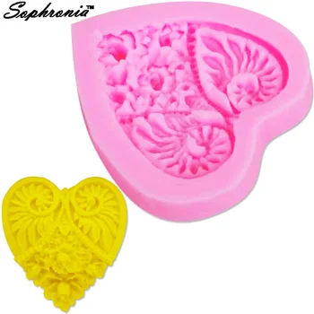 

Sophronia Silicone Mold Mold Rose Leaf flower Baking Fondant Cake Decorating Tools Silicone Cake Mold Cake Tool f1207