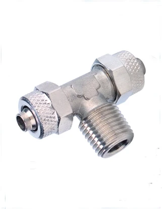 

tube 12mm-3/8 BSP thread Male Tee pneumatic brass Rapid Fittings RPTN12-03