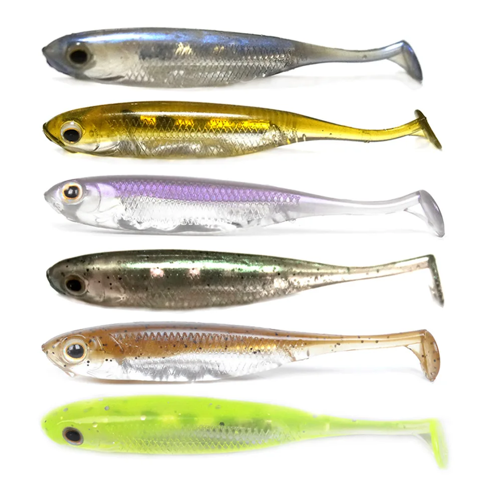 YOSHIKAWA Soft Plastic Lure Bait Bass Winter Fishing Shiner Trout