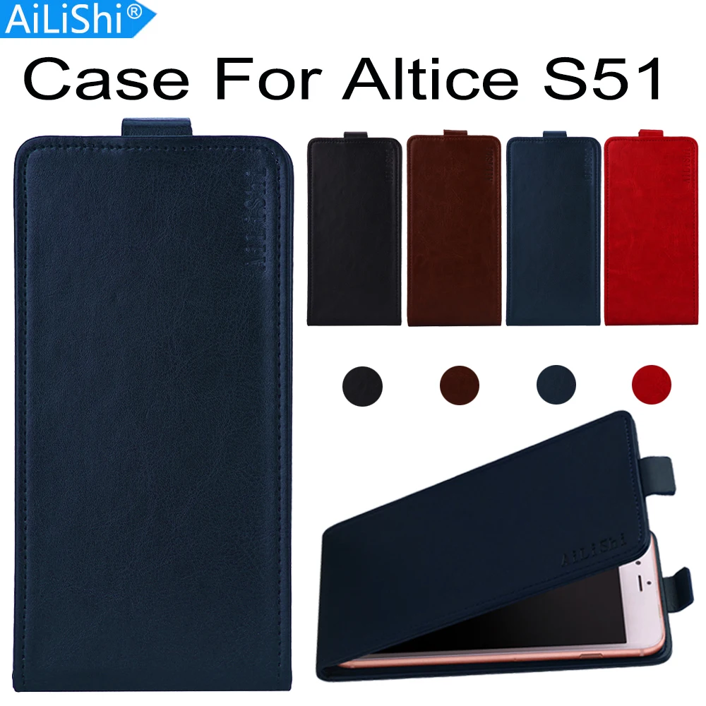 

AiLiShi Case For Altice S51 Luxury Flip Top Quality PU Leather Case S51 Altice Exclusive 100% Phone Cover Skin+Tracking In Stock