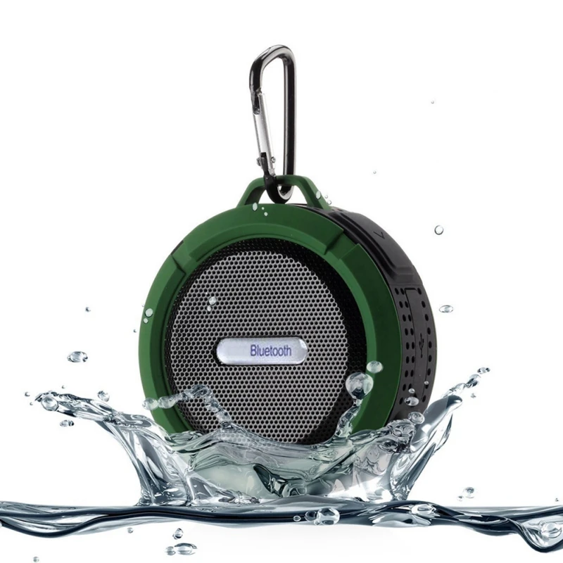 

Small Music Speaker For Bluetooth Portable Water Resistant Dust-proof Wireless Outdoor Sound Box Subwoofer With Sucker Carabiner