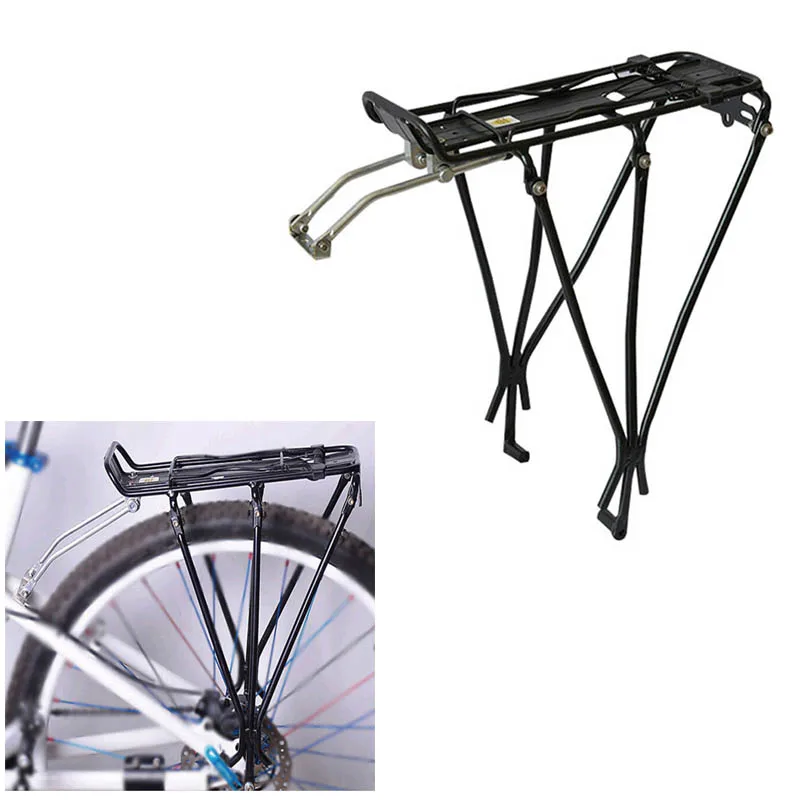

Bike Bicycle Rack Rear Seat Luggage Carrier Frame-Mounted Pannier For Disc Brake Mount ASD88